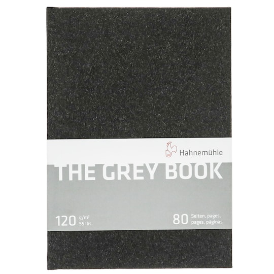 Hahnem&#xFC;hle The Grey Book Sketchbook, 8.2&#x22; x 5.8&#x22;